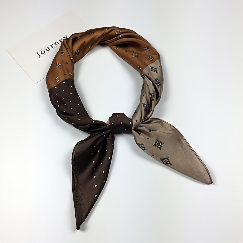 Gentleman Retro Silk Scarf Square Scarf