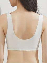 Colorblock Wireless Push Up Bra Women's Lingerie