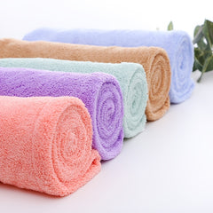 Coral Fleece Hair Towel Absorbent Quick Drying Scrunchies