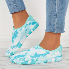 Women's Camo Print Water Socks for Swimming Surfing Diving