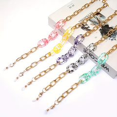 Block Glasses Chain Anti Slip Eyeglasses Lanyard Strap Stylish Face Covering