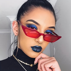 Y2K Cat Eye Sunglasses UV400 Sun Shades for Beach Party Club
