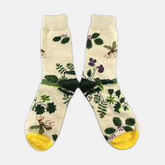 5 Pairs Cute Animal & Fruit Print Mid Tube Socks Women's Stockings