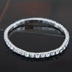 Men's Zircon Anklet Bracelet Dainty Faux Diamond Stretchy Anklet
