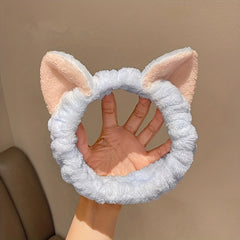 Cat Ear Hair Band Ladies Hair Band Plush Face Hair Accessories
