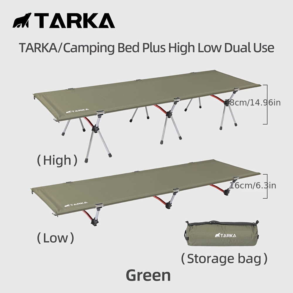 TARKA Portable Folding Bed Lightweight Single Bed For Travel Camping