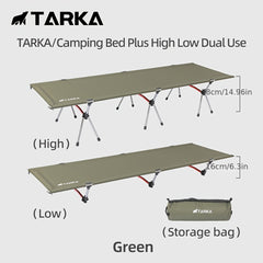 TARKA Portable Folding Bed Lightweight Single Bed For Travel Camping