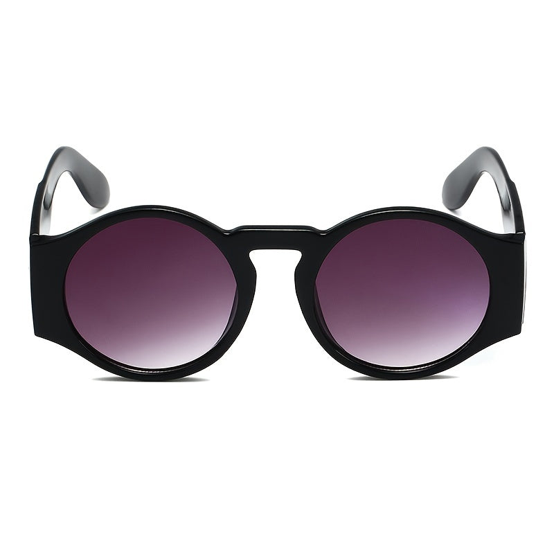 Stylish Oversized Round Sunglasses Women Sun Protection Tinted Lenses