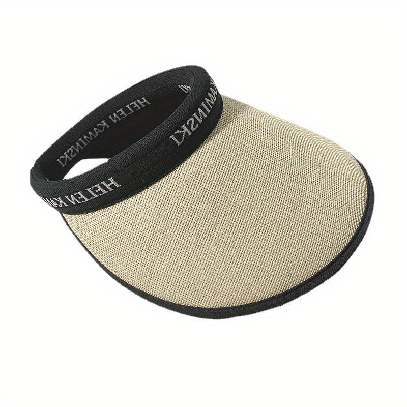 Women Sunshade Visor Hat Wide Brim UV Protection Travel Beach Hat