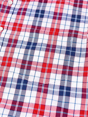 Men's Plaid Long Sleeve Shirt for Spring Autumn
