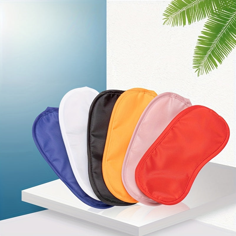 Thin Blackout Eye Mask Elastic Strap Travel Rest Nap