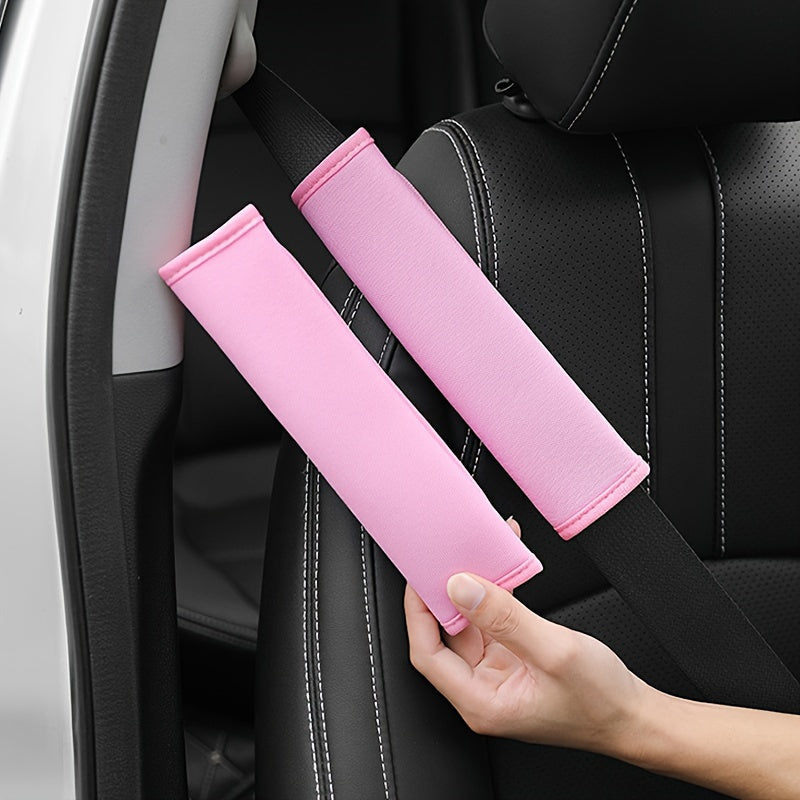 2pcs Car Seat Belt Shoulder Cover Soft Extended All Seasons