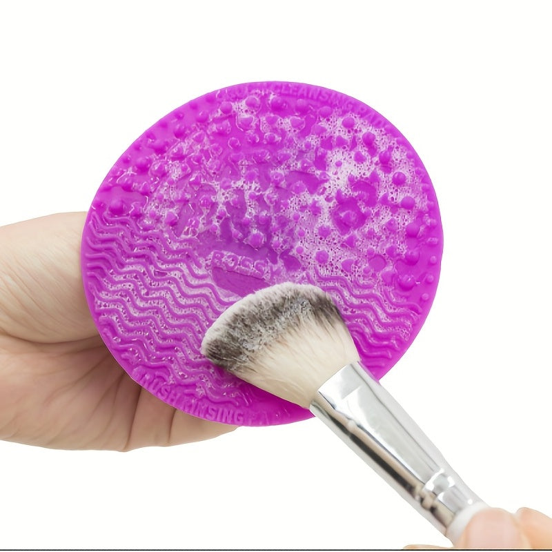 Flower-Shaped Makeup Brush Cleaning Pad