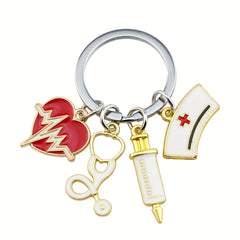 Medical Rescue Personnel Key Ring with Creative Design