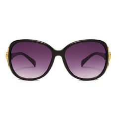 Fox Pattern Sunglasses Large Frame Women's Sunglass + Case