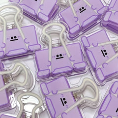 3pcs Cartoon Style Colorful Small Eyes File Folder Paper Clip