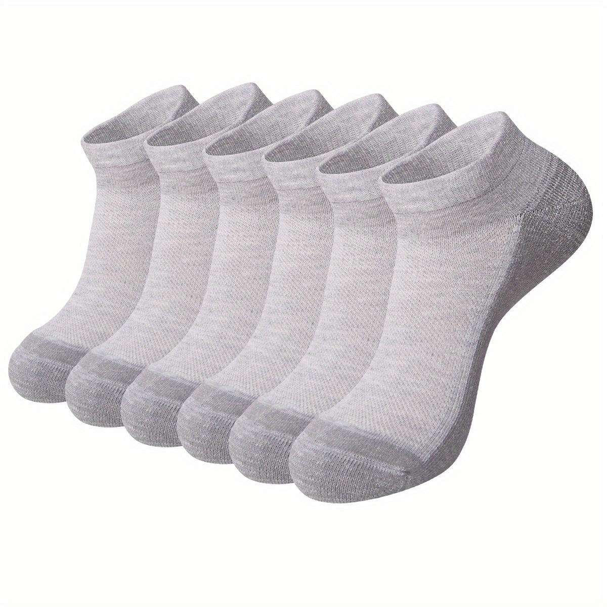 6 Pairs Men's Casual Shock Absorb Breathable Socks for Outdoor Training