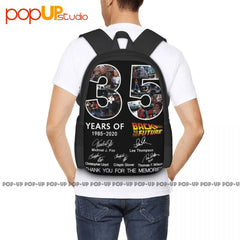 35 Years Anniversary Back to the Future Backpack - Large Capacity Bookbag