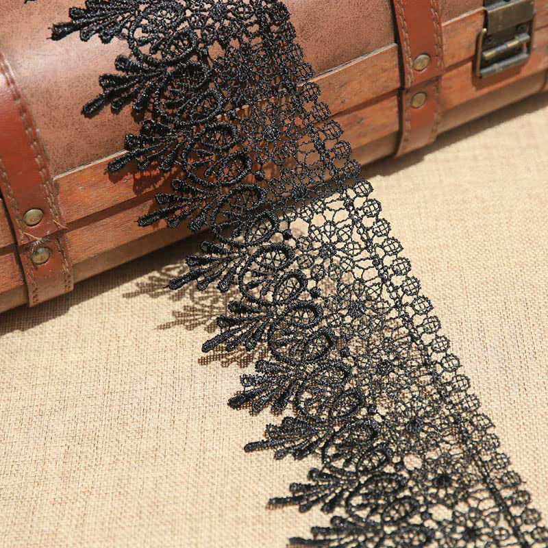 3 Yards Inelastic Lace Trim for DIY Sewing Craft