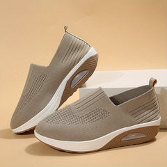 Women's Mesh Sneakers Casual Slip On Shoes Lightweight Low Top