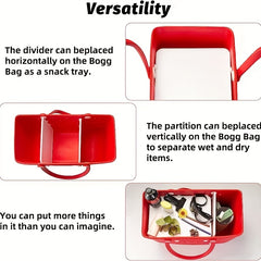 Divider Tray For Bogg Bag Portable Durable Travel Accessories Insert