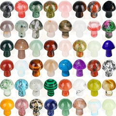 Natural Crystal Mushroom Agate Amethyst Ornaments