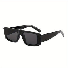 Rectangle Frame Sunglasses Gradient Lens UV400