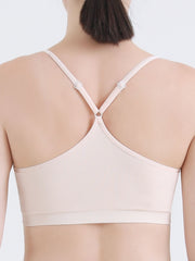 3pcs Solid Cami Tops Soft & Comfy Sports Crop Top Women's Lingerie