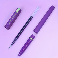 Fashionable Business Ballpoint Pen Purple Ink Metal Nib 0.7mm