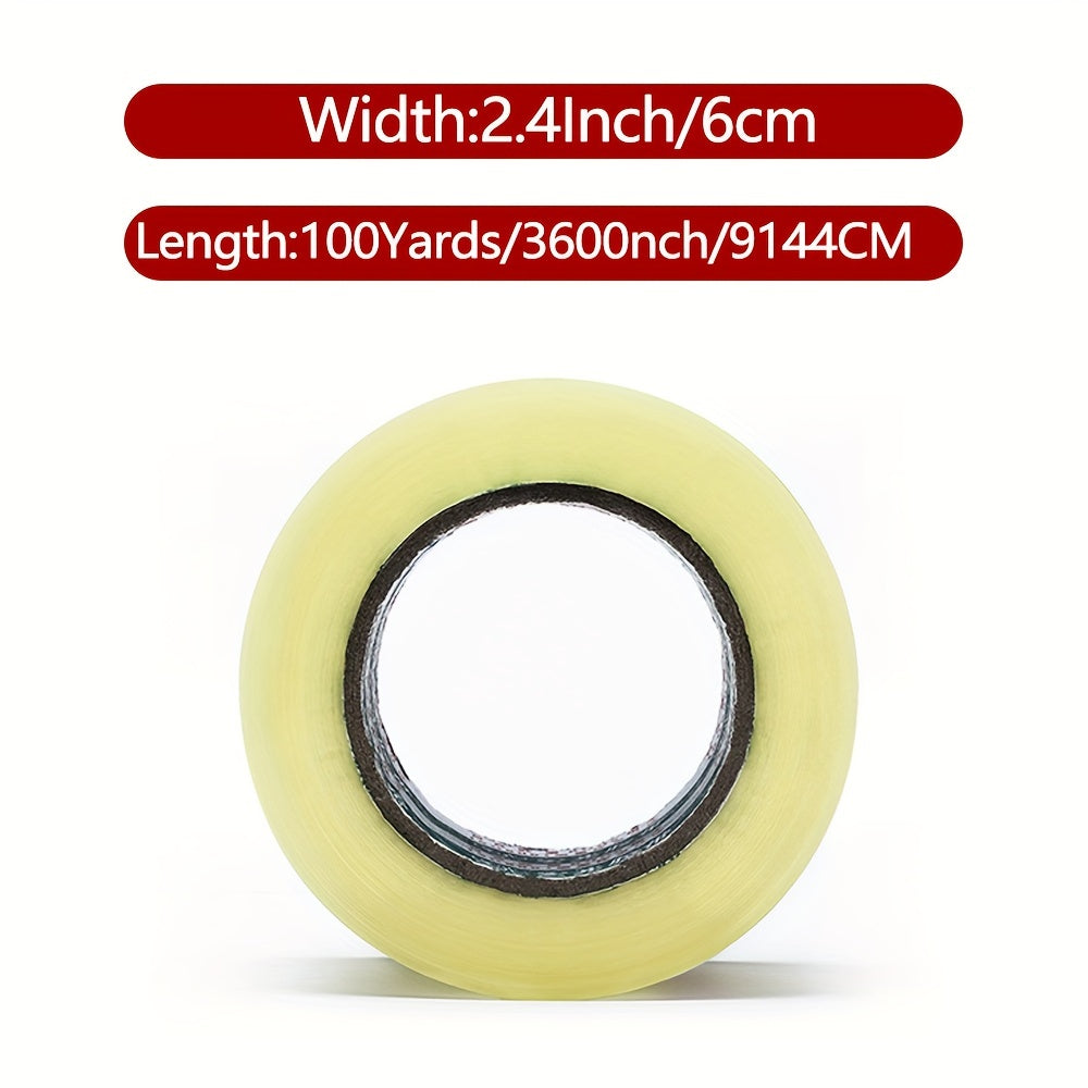 Packing Tape 6cm x 36.58m 2.0 Mil No Odor Tape Transparent Box Mailing Tape