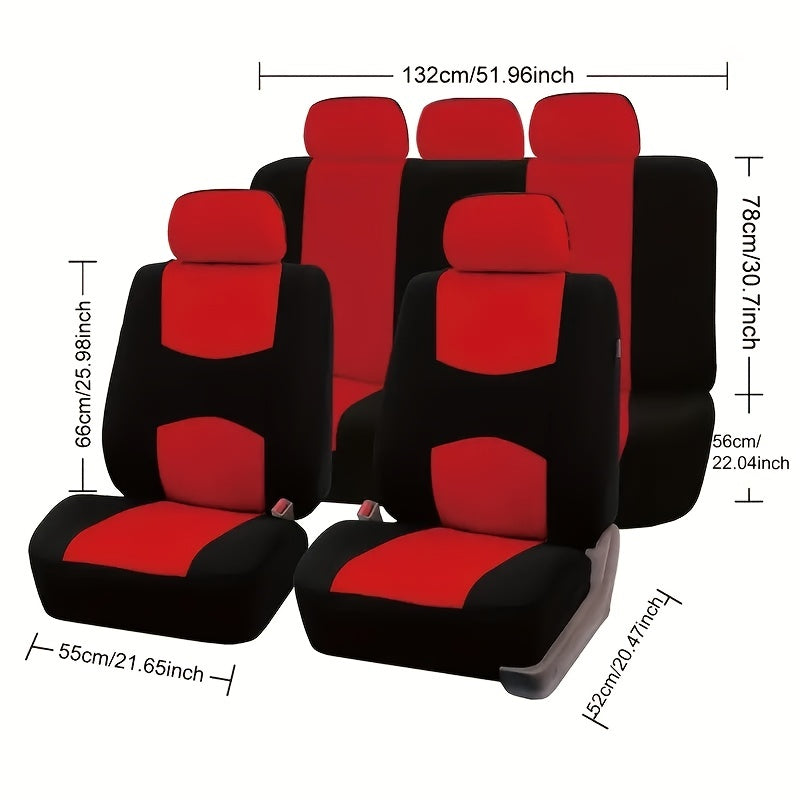 Universal Car Seat Cover Set - Protect Car Seats from Stains, Spills & Wear