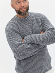 Men's Thermal Knitted Pullover Sweater