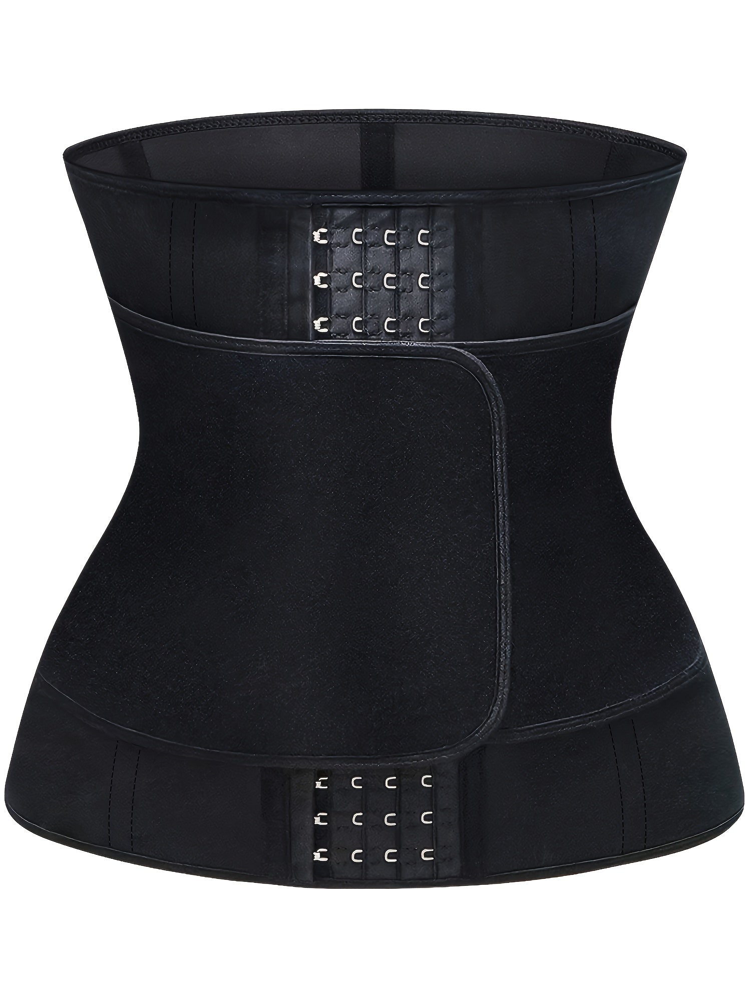 Women's Neoprene Waist Trainer with Double Belts High Stretch Fabric