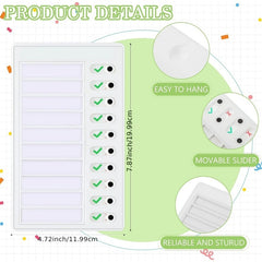 Students Chore Chart Checklist Board with To Do List