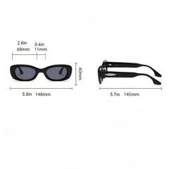 Vintage Oval Small Sunglasses 90s Shades Goggles