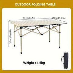 Outdoor Portable Folding Table for Camping Picnic BBQ