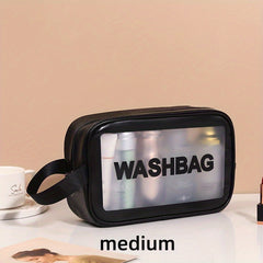 Portable Travel Storage Bag Toiletry Wash Bag Zipper Waterproof