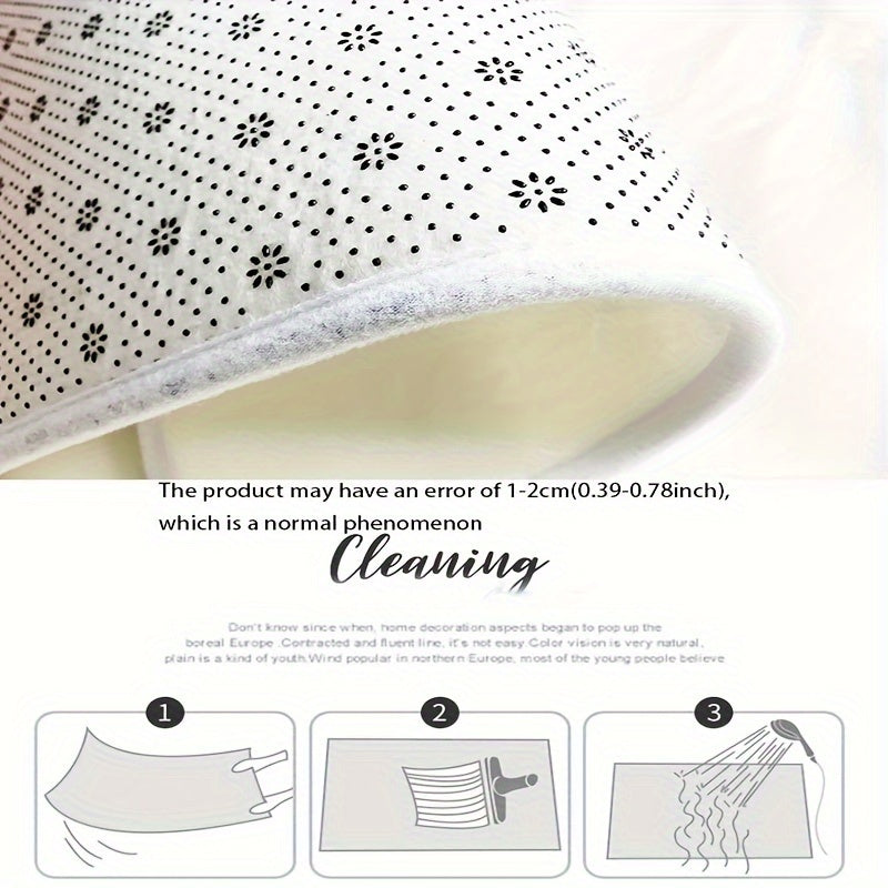 Hidden Love Pattern Rug Machine Washable Carpet for Home Indoor Decor