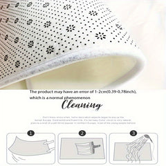 Hidden Love Pattern Rug Machine Washable Carpet for Home Indoor Decor