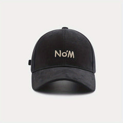 No'M Embroidery Baseball Cap Solid Couple Dad Hats Unisex Sun Hats
