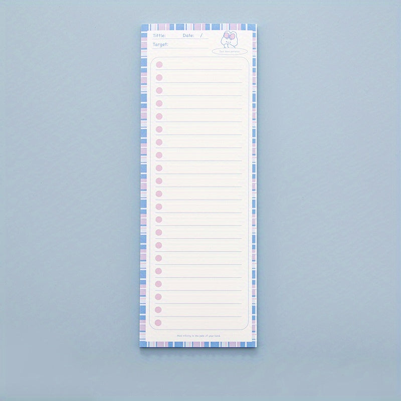 Book Cartoon Long Strip Planner for Students
