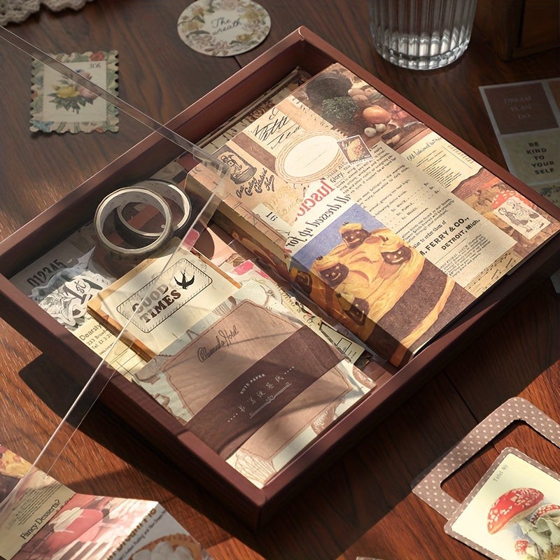 Vintage Diary Book Set, 5-Pack