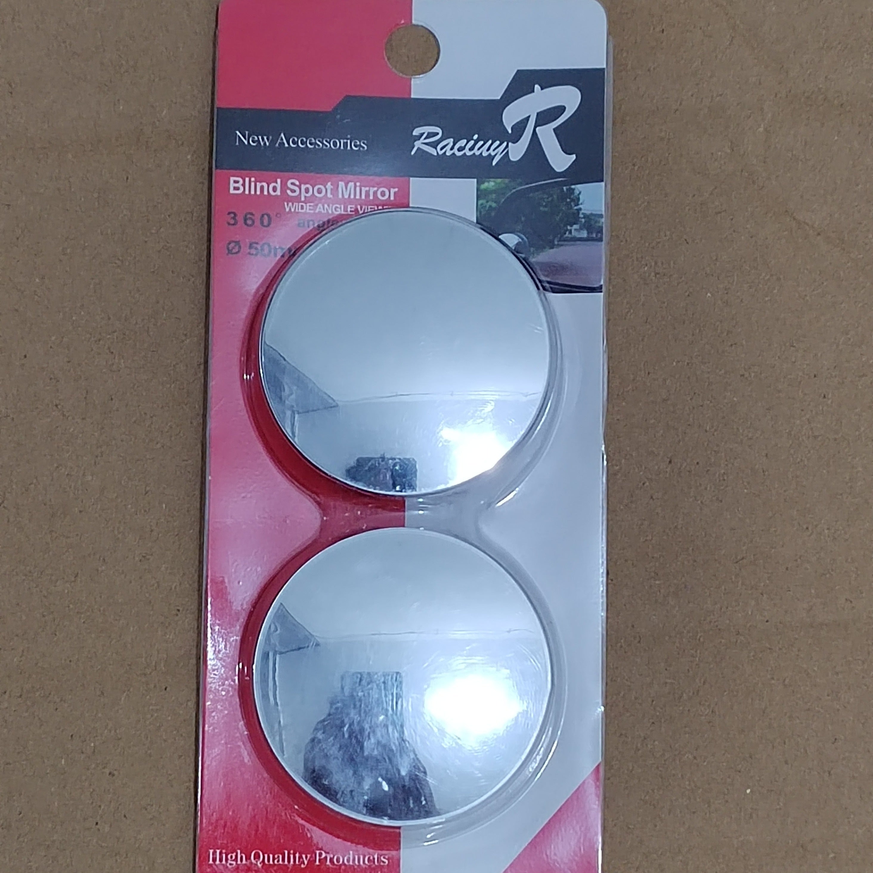 Car Rearview Wide angle Mirror Small Round Mirror High definition