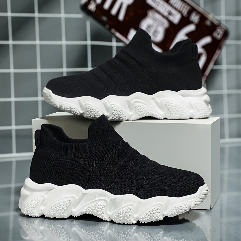 Boy's Slip On Sock Shoes Breathable Knit Sneakers