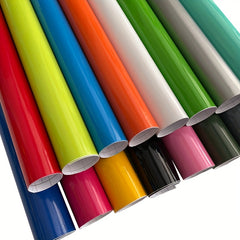 50cmx200cm Glossy Vinyl Film Auto Body Decoration Wrap Roll Foil PVC Stickers