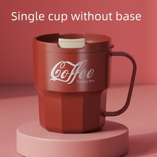 Stainless Steel Coffee Mug with Lid Double Walled Travel Cup Spill Proof