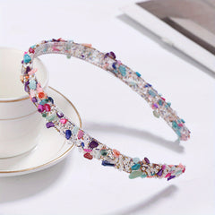 Colorful Crystal Crackle Headband Hair Accessories