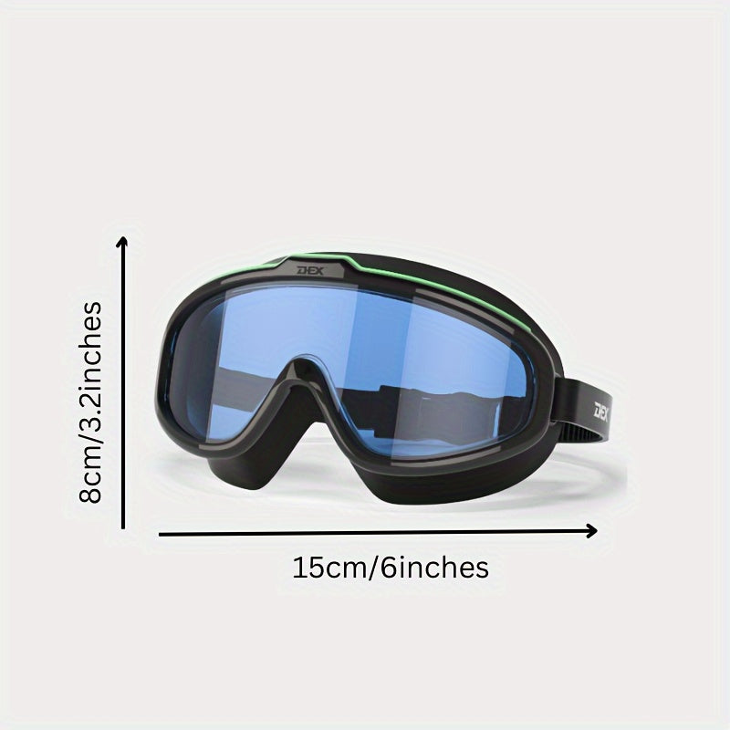 Large Frame Swim Goggles Waterproof Anti-fog High Definition Glasses
