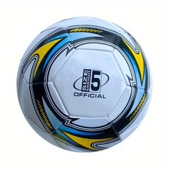 Size 5 Spiral Soccer Ball Match Weight Durable Football