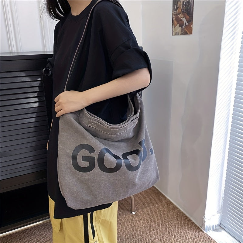 Vintage Vegan Crossbody Bag Large Capacity Shoulder Bag